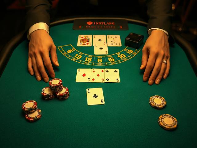 Classic Blackjack live casino table
